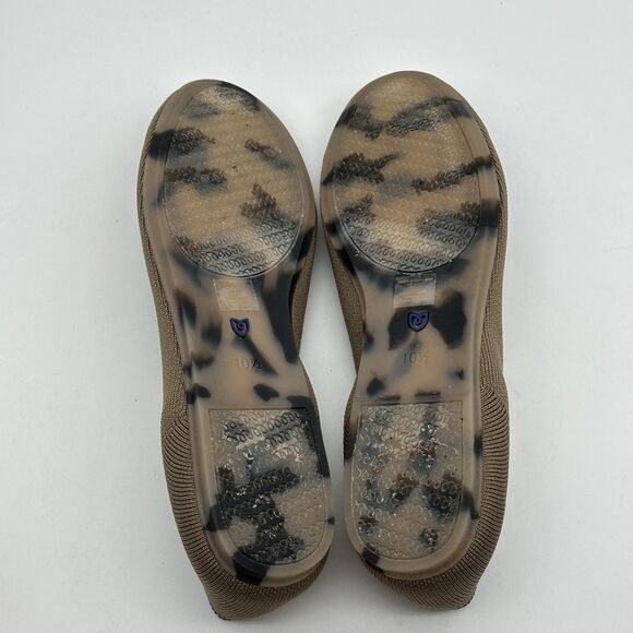 Rothy’s The Loafer Women’s Size 10.5 Portobello Brown Knit Loafer Slip On EUC - Picture 11 of 16